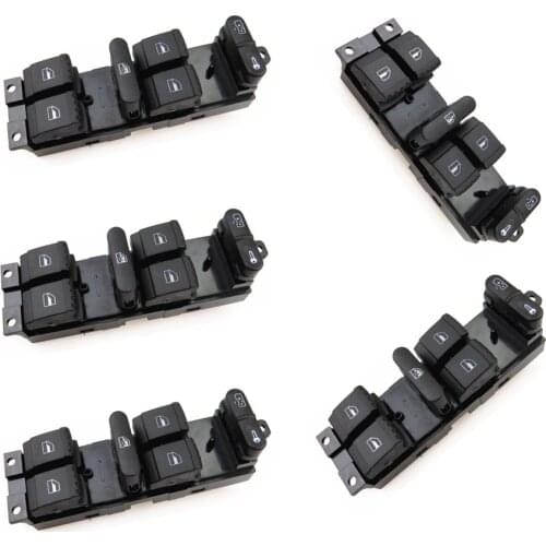 READXT 5P Master Window Control Switch Driver Side Glass Control Switch For PASSAT B5 Jetta BORA GOLF 4 MK4 IV 1J4959857D