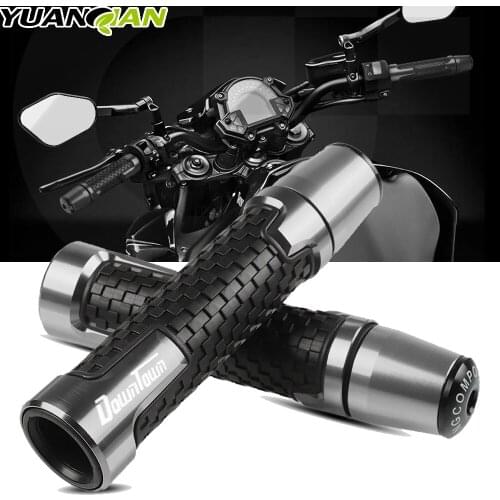 For KYMCO Downtown DT 200i 300i 350i 125 200 250 350 CNC Motorcycle knobs Anti-Skid scooter Handle Grips 22mm Bar Hand Handlebar