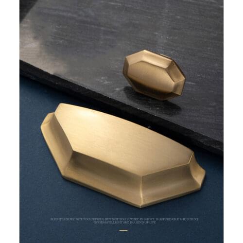 Nordic Cabinet Handle Retro Drawer Knobs Kitchen Cupboard Dresser DoorKnob Furniture Accessory Hardware