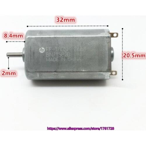 Brand new Mabuchi 180 DC motor FF-180SH-2661, FF-180PH-2852 2.4V electric shaver/tooth brush motor