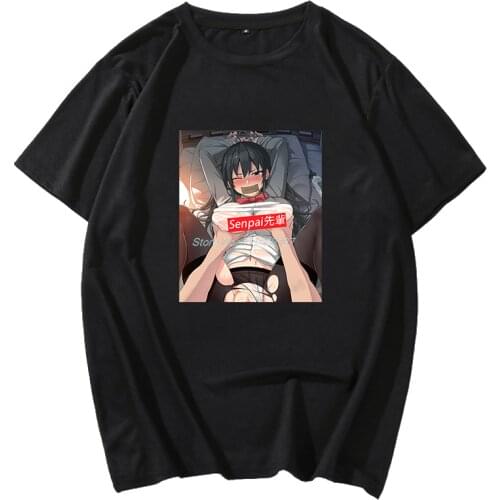 Hentai Senpai Funny Anime And Manga T-Shirts Tee Size M-3Xl Trend fashion t-shirt men teeshirt men clothing