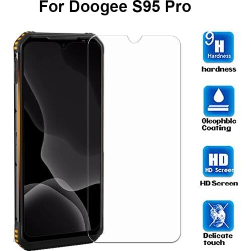 Tempered Glass for Doogee S95 Pro 6.3" Glass Screen Protector Protective Film Templado Pelicula De Vidro on Doogee S95Pro Glass