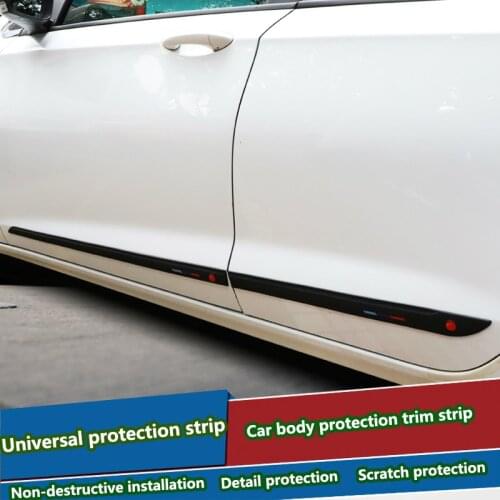 Car Body Protection Car Scratch Anti-collision Decorative Strip Car Styling For DACIA logan duster sandero lodgy sandero dokker