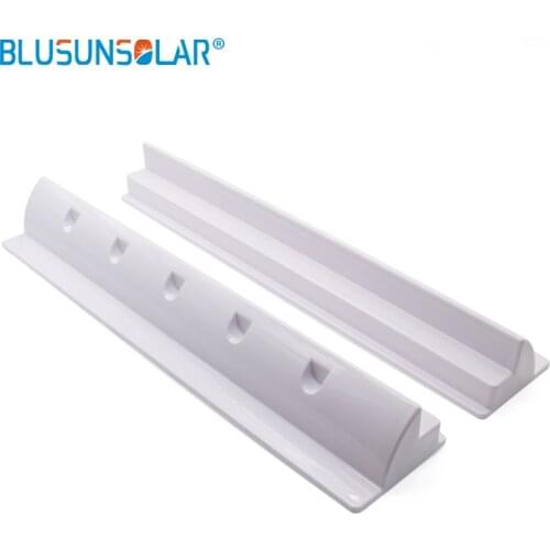 1 set UV resistant ABS solar panel spoiler bracket long side solar mount bracket 550mm for Caravan/Rv roof/motorhome/Boat