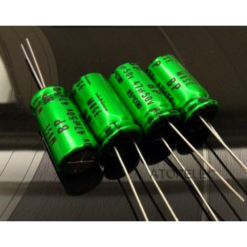 1pc NEW Nichicon MUSE BP ES 47uF/50V (Bi)Non Polar Nonpolar Bipolar HiFi Audio Capacitor