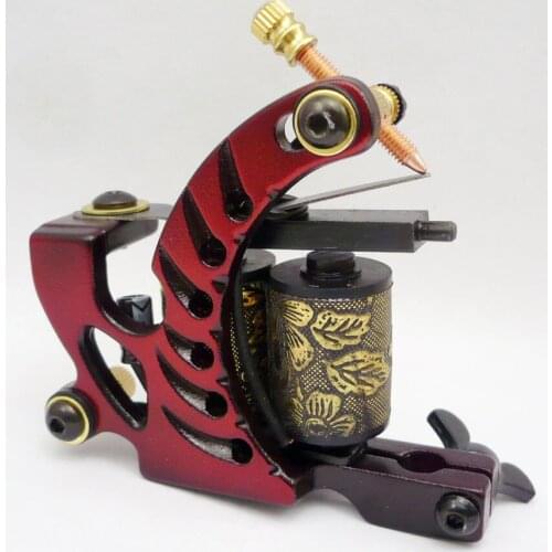 10Pcs/lot Pro Casting Iron Tattoo Machine 10 Wraps coil stainless steel Tattoos Body Art Gun Coil Machine LPC-ITM-7059-5E