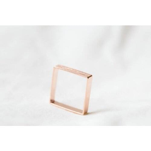 10 pce/a lot of mixed color wholesale fashion irregular square box style ring free shipping