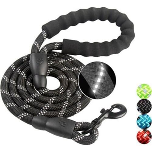 2pcs/lot Dog traction rope reflective nylon rock climbing rope small and medium pet dog Teddy walking dog rope dog chain
