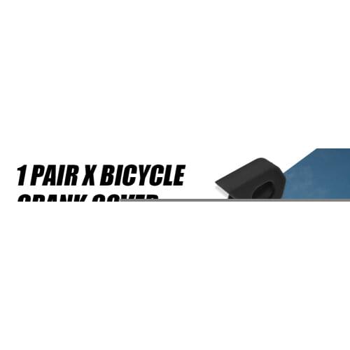 2pcs Bicycle Crank Covers Silicone Mountain Bike Crankset Protector Arm Sleeve Bicycle Crank Chainwheel Accessories