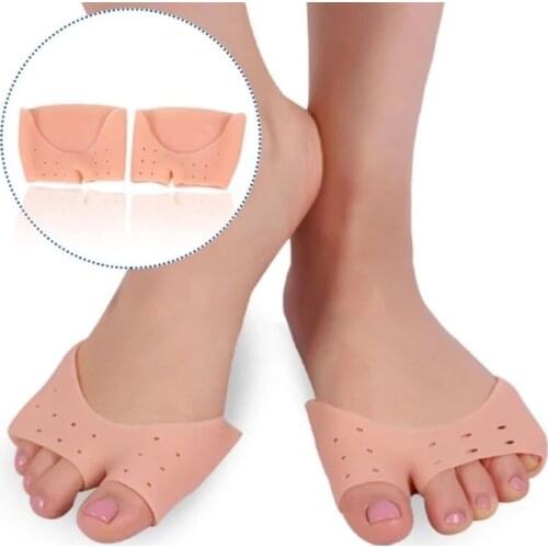 10Pair Breathable Frontfoot Pads Pointe Toe Pads Protectors Manicure Pointe Ballet Shoes Anti Slip Cushion Pedicure Pain Relief