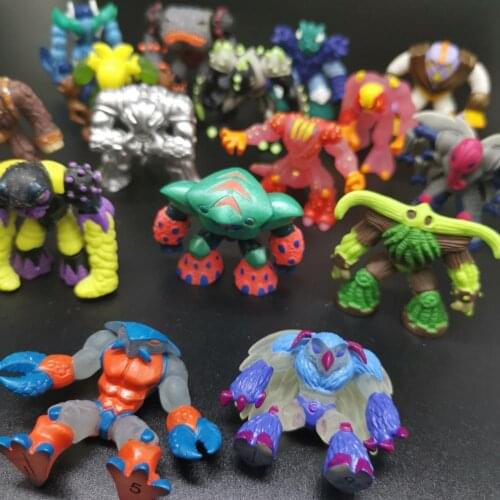 20pcs no repeat new style 5~10cm Cartoon Gormiti Anime Dolls .50+styles.bootleg Lovely Capsule toy.Gashapon doll. d21