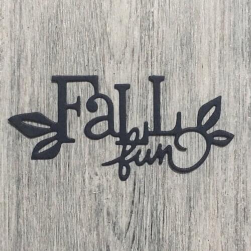 ArtScrap Fall Fun For Metal Cutting Stencils For DIY Scrapbooking Craft Embossing Die Cuts | Art: 339