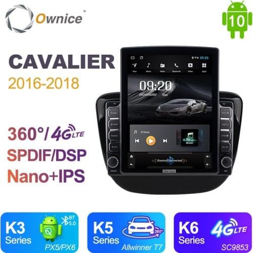 Android 10.0 Ownice Autoradio 2Din for Chevrolet Cavalier 2016 - 2018 Car Radio Auto GPS Navigation Multimedia DSP 4G LTE 8Core