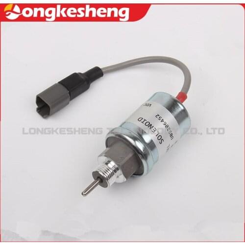 For Volvo excavator solenoid valve U85206452 12V 24V Perkins PerKins engine parts flameout solenoid valve