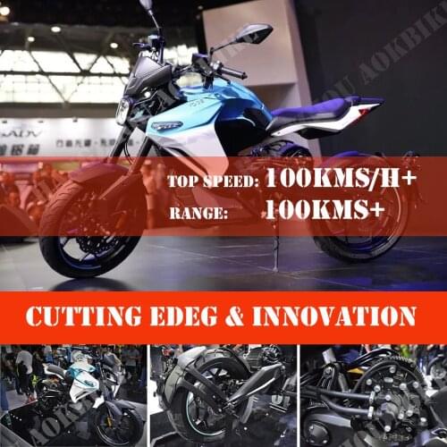 Top Concept E Bike Super Powerful 100KMS/H Long Range 100KMS Cutting Edge Dirt E Bike Racing 60V 70AH New Release IN MAY 2021