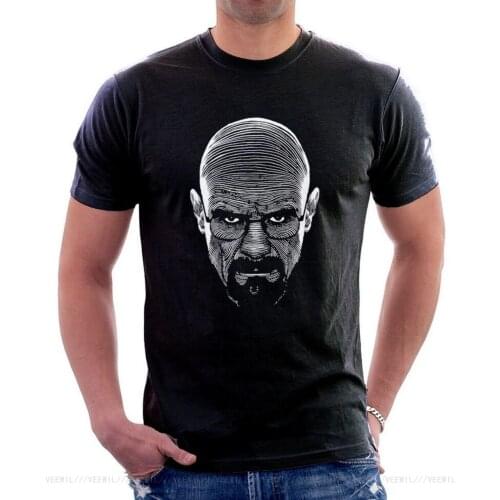 Breaking Bad Walter White Heisenberg Meth Crystal Printed Cotton T-Shirt 9762 Tee Shirt Latest New Style