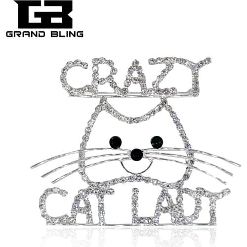 GRAND BLING Brooches With Cats For Clothes