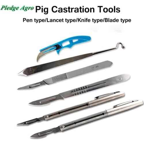 Castration knife pig animal castrators castrating device pincers burdizzo veterinary tool instrument elastrator medical equipmet