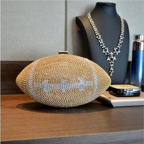 Gold/Pink/Black Color Diamonds Clutch Women Chain Shoulder Bag Purse Bags Crystal Small Evening Party Wedding Handbags Purse Bag