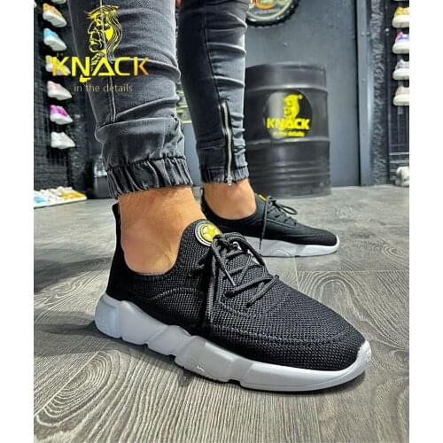 Knack High Bottom Summer Men 'S Sneakers Black Men 'S Sport Shoes Light Casual Daily Use High Quality Male Shoes 40-44