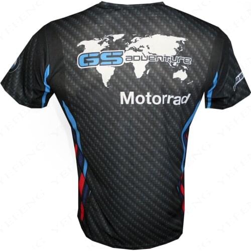 Motorcycle R1250GS Black ADVENTURE Motos Locomotive Riding Quick Dry Short Sleeve For BMW Motorrad Motocross Summer T-shirt Mens