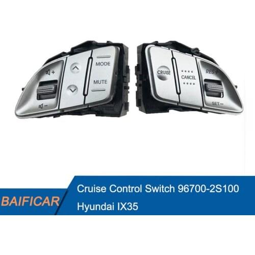 New Genuine Steering Wheel Button Multimedia Volume Adjustment Control Button Cruise Control Switch 96700-2S100 For Hyundai IX35