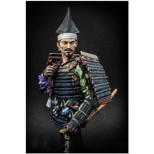 New Unassembled 1/10 Oda Nobunaga Lord of Owari 16th bust Resin Kit DIY Toys Unpainted resin model