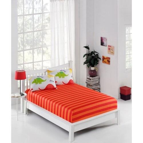 Single Bedspread Natural cotton combed Stretchy Fitted Sheet Bedspread Corners (need to order pillowcases)