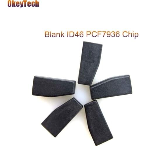 OkeyTech 10pcs/lot for Honda Hyundai Kia Mitsubishi Nissan Citroen Peugeot Car Key Blank ID46 PCF7936 Transponder Chip Free Ship