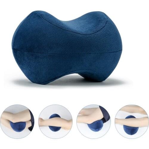 Foam Memory Clamp Leg Pillow Orthopaedic Leg Pillow for for Knee Support Relief Back Hips Wedge Cushion Side Sleepers Sleeping