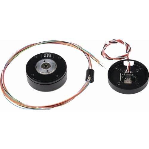 PM3505 Cloud Platform Code Disc Motor Micro Single Band AS5048A Encoder Motor Central Hole Over Slip Ring Collector Ring