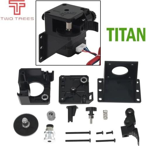 Titan Extruder Full Kit with NEMA17 Stepper Motor for 3D Printer both Direct Drive Short range and Bowden Remotely