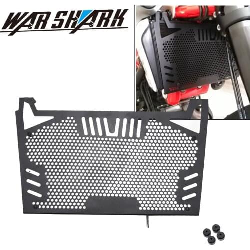For Aprilia SHIVER900 SHIVER 900 GT 750 SHIVER750 2007-2017 Aluminum Alloy Motorcycle Radiator Guard Grille Oil Cooler Cover