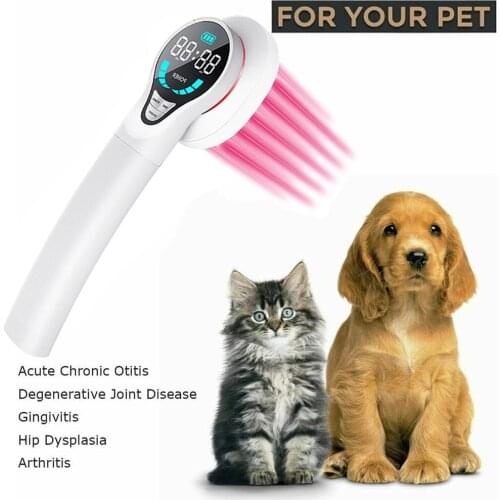 Veterinary Laser Pain Therapy Device Cold Laser Health Monitor Diminish Inflammation Pain Relief on Pet Dogs Cats Horses