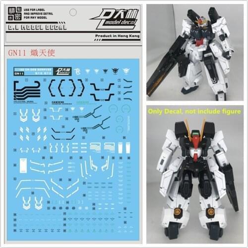 D.L high quality Decal water paste GN11 For Bandai MG 1/100 Seravee Gundam Kanetake color DL139