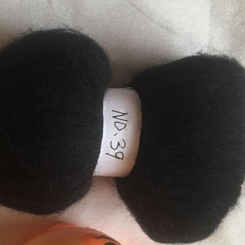WFPFBEC 70s Australia COMBED 100% WOOL fiber merino diy wool for neddles felting 50g 100g 200g 300g 500g NO.39