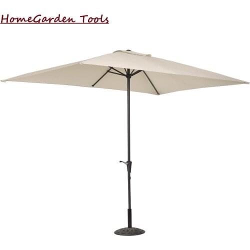 Garden Outdoor Parasol with Sturdy Ribs Beach Umbrella Table Parasol Umbrella Clothes for Patio Pool Outdoor without Stand 2*3M