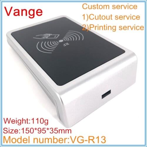 1pcs/lot desktop mould made extrusion box 150*95*35mm ABS plastic junction box housing for swipe card attendance device