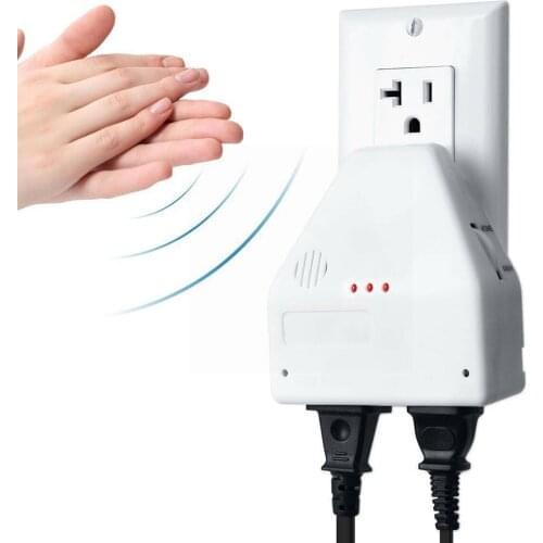 1pcs Universal Clapper Sound Activated Switch On / Off Control Light Clap Switch Sound Switch Electronic Gadget Bedroom Kit J3v5