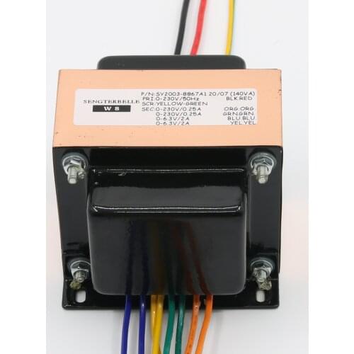 140VA Audio EI type Power Transformer 230V*2+6.3V*2 For Tube Amplifier / Preamp
