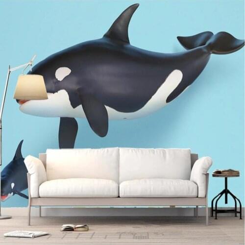 Milofi custom 3D wallpaper mural modern minimalist 3d three-dimensional animal childrens room background wall decoration painti