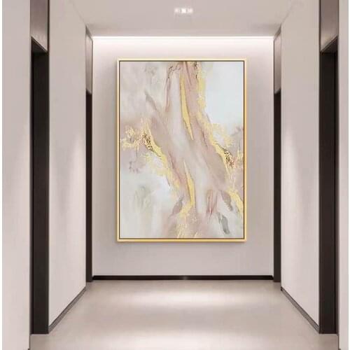 Abstract gold Oil Painting 100% Hand painted Modern canvas Oil Paintings wall painting art home Decoration picture Living Room