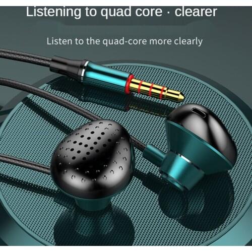 Android Typec Universal In-Ear Headphones 3.5MM Stereo Earphones with Microphones Subwoofer Suitable for Mobile Phones Hot New