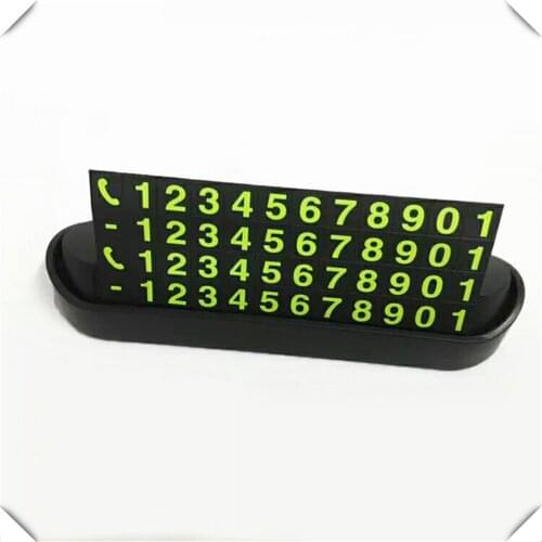 Car Styling Park Stop Parking Card Phone Number Plate for Toyota PRIUS COROLLA highlander Sequoia GR Camry Corolla Yaris
