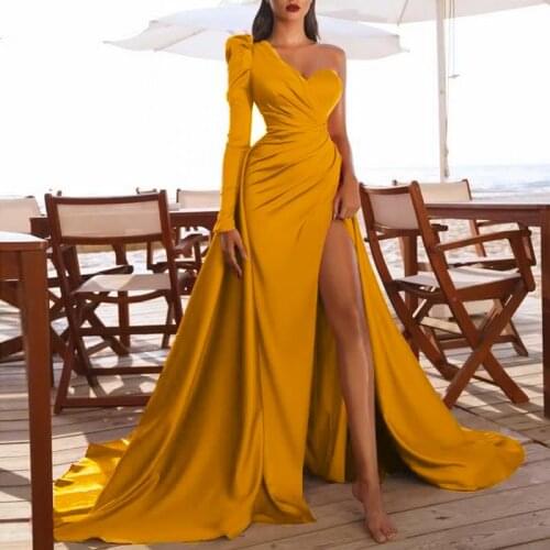 BAZIIINGAAA Womens Satin Dresses