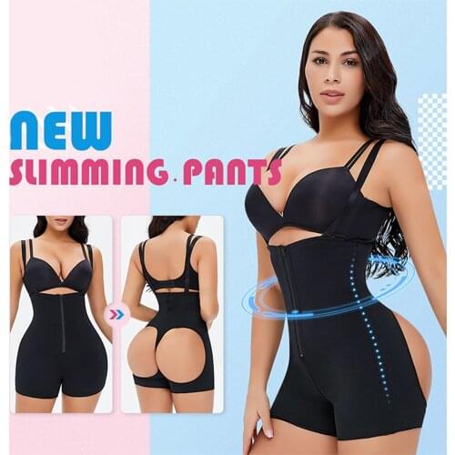 SURE YOU LIKE Seamless Women Butt Lifter High Waist Trainner Shapewear Lose Weight Fat Burning Hip Raise Body Shaper Bodysuit