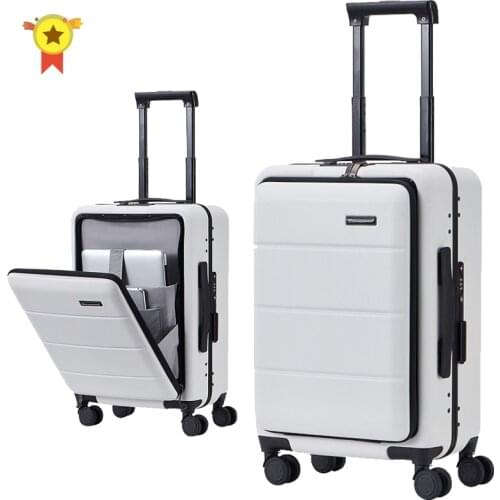 New 20"24"26" inch ABS+PC suitcase bag Shell shape universal wheel carry on luggage zipper frame travel case fashion trolley