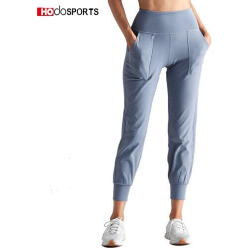 Leggings Sport Women Fitness Workout Clothes Yoga Pants High Waist with Pocket Sports Wear Elastic Gym Leggins Push Up Trousers