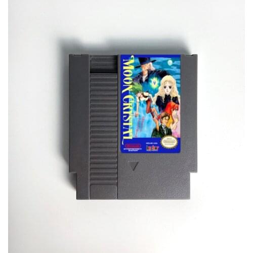 Moon Crystal For 8 Bit Video Game Console 72 pins Game Cartridge Card For NES Video Game Console
