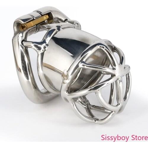 Men Cockring Mens Rings Lock Cock Rings Stainless Steel Cock Ring Chastity Cage Erotic Device Prison Penis Ring Sex Toys